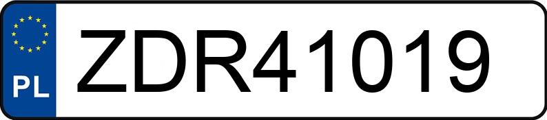 Numer rejestracyjny ZDR 41019 posiada VOLKSWAGEN Caddy Diesel MR`05 E4 2.3t TDI - ZDR41019