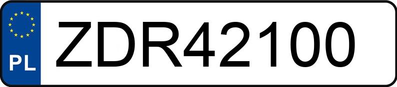 Numer rejestracyjny ZDR 42100 posiada AUDI A6 ALLROAD QUATTRO - ZDR42100 Numer rejestracyjny ZDR 42100 posiada AUDI A6 ALLROAD QUATTRO - ZDR42100