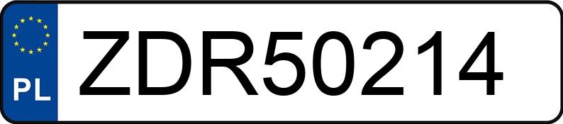 Numer rejestracyjny ZDR 50214 posiada DAIMLERCHRYSLER ML 270 - ZDR50214