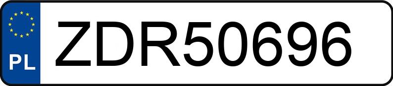 Numer rejestracyjny ZDR 50696 posiada BMW 520 - ZDR50696