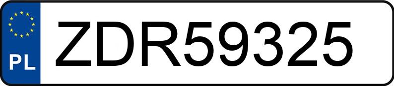 Numer rejestracyjny ZDR 59325 posiada AUDI Q7 - ZDR59325 Numer rejestracyjny ZDR 59325 posiada AUDI Q7 - ZDR59325