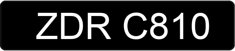 Numer rejestracyjny ZDR C810 posiada URSUS 1204 - ZDRC810