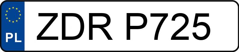 Numer rejestracyjny ZDR P725 posiada AWROL T175 D734 - ZDRP725 Numer rejestracyjny ZDR P725 posiada AWROL T175 D734 - ZDRP725