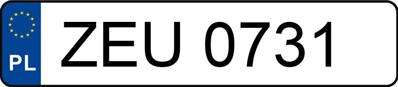 Numer rejestracyjny ZEU 0731 posiada SAME LASER 130 - ZEU0731