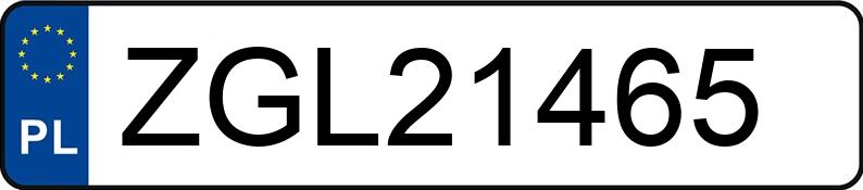 Numer rejestracyjny ZGL 21465 posiada FORD FOCUS - ZGL21465 Numer rejestracyjny ZGL 21465 posiada FORD FOCUS - ZGL21465
