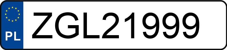 Numer rejestracyjny ZGL 21999 posiada GMC SIERRA - ZGL21999 Numer rejestracyjny ZGL 21999 posiada GMC SIERRA - ZGL21999