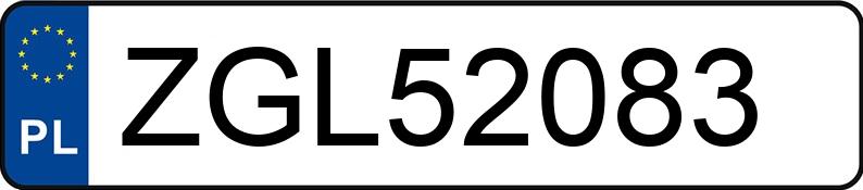 Numer rejestracyjny ZGL 52083 posiada VOLKSWAGEN Golf V 1.6 MR`03 E4 GT Sport - ZGL52083 Numer rejestracyjny ZGL 52083 posiada VOLKSWAGEN Golf V 1.6 MR`03 E4 GT Sport - ZGL52083