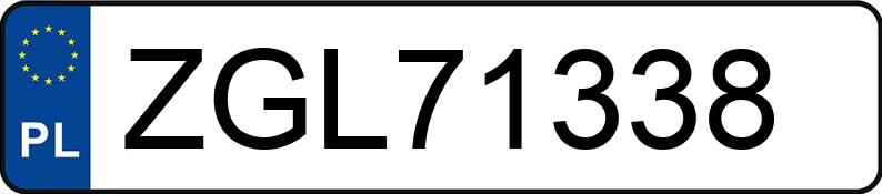 Numer rejestracyjny ZGL 71338 posiada BMW 520 - ZGL71338