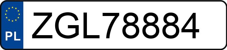 Numer rejestracyjny ZGL 78884 posiada MERCEDES-BENZ S 550 L - ZGL78884