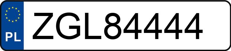 Numer rejestracyjny ZGL 84444 posiada BMW 335 - ZGL84444