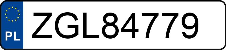 Numer rejestracyjny ZGL 84779 posiada FORD FOCUS - ZGL84779