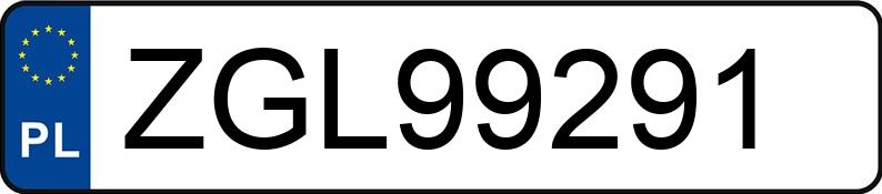 Numer rejestracyjny ZGL 99291 posiada AUDI A6 - ZGL99291