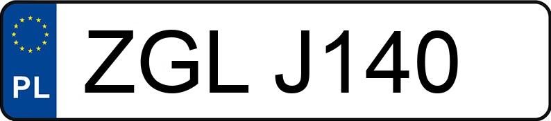 Numer rejestracyjny ZGL J140 posiada MERCEDES-BENZ S 420 126 SE - ZGLJ140