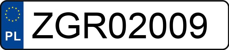 Numer rejestracyjny ZGR 02009 posiada AUDI A3 - ZGR02009 Numer rejestracyjny ZGR 02009 posiada AUDI A3 - ZGR02009