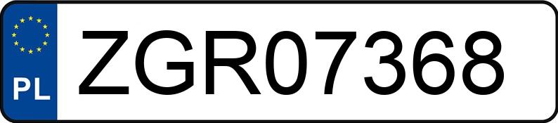 Numer rejestracyjny ZGR 07368 posiada FORD Fiesta 1.2 MR`13 E5 Trend - ZGR07368