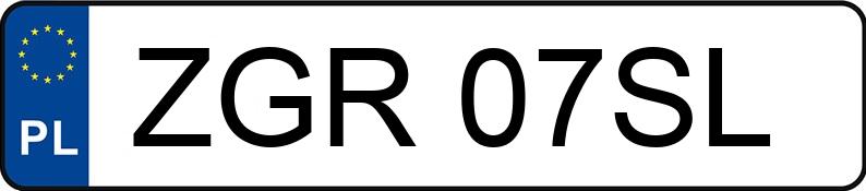 Numer rejestracyjny ZGR 07SL posiada VOLKSWAGEN SHARAN 1,9 TDI - ZGR07SL