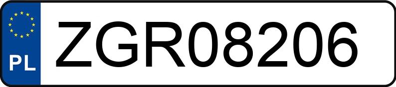 Numer rejestracyjny ZGR 08206 posiada HONDA CR-V 1.5 MR`19 E6 Comfort - ZGR08206