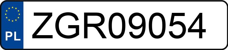Numer rejestracyjny ZGR 09054 posiada SEAT LEON - ZGR09054