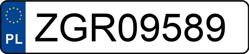 Numer rejestracyjny ZGR 09589 posiada SKODA OCTAVIA - ZGR09589 Numer rejestracyjny ZGR 09589 posiada SKODA OCTAVIA - ZGR09589