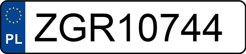 Numer rejestracyjny ZGR 10744 posiada BMW 520 Touring Diesel DPF MR`10 E6 F11 520 Touring Diesel DPF MR`10 E6 F11 - ZGR10744