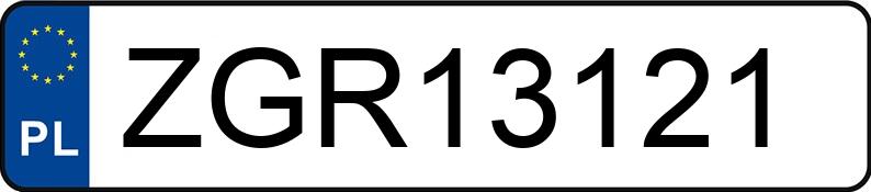 Numer rejestracyjny ZGR 13121 posiada FORD Mondeo 2.0 TDCi MR`07 E4 Trend - ZGR13121