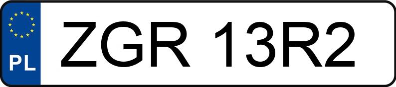 Numer rejestracyjny ZGR 13R2 posiada VOLKSWAGEN POLO - ZGR13R2 Numer rejestracyjny ZGR 13R2 posiada VOLKSWAGEN POLO - ZGR13R2