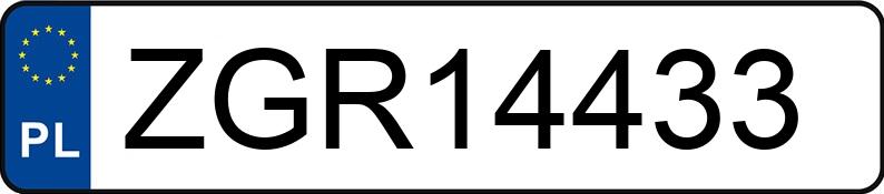 Numer rejestracyjny ZGR 14433 posiada OPEL ASTRA SPORTS TOURER+ - ZGR14433