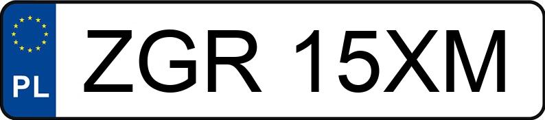 Numer rejestracyjny ZGR 15XM posiada FORD MONDEO - ZGR15XM Numer rejestracyjny ZGR 15XM posiada FORD MONDEO - ZGR15XM