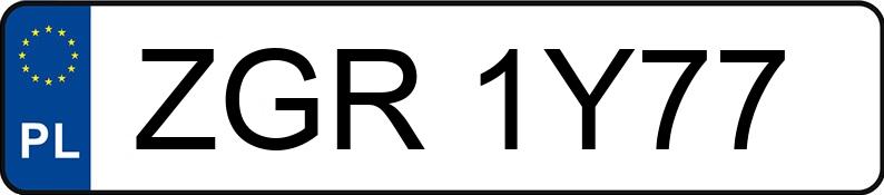 Numer rejestracyjny ZGR 1Y77 posiada MERCEDES-BENZ GLS 400 D 4MATIC - ZGR1Y77