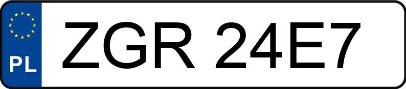 Numer rejestracyjny ZGR 24E7 posiada VOLVO V50 - ZGR24E7 Numer rejestracyjny ZGR 24E7 posiada VOLVO V50 - ZGR24E7