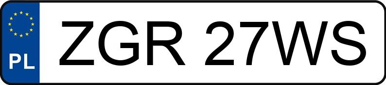 Numer rejestracyjny ZGR 27WS posiada SEAT MARBELLA - ZGR27WS Numer rejestracyjny ZGR 27WS posiada SEAT MARBELLA - ZGR27WS