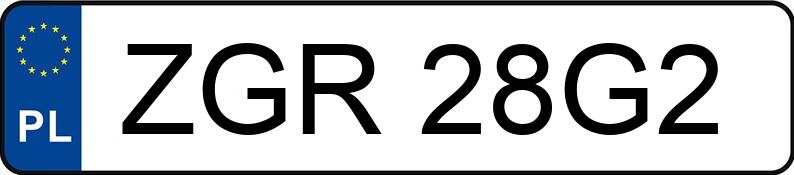 Numer rejestracyjny ZGR 28G2 posiada MERCEDES-BENZ CL 500 - ZGR28G2