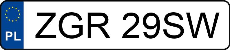 Numer rejestracyjny ZGR 29SW posiada LAND ROVER Freelander 2.0 TD MR`98 Freelander 2.0 TD MR`98 - ZGR29SW