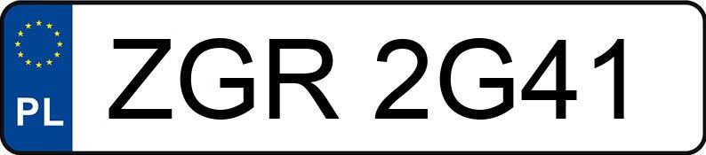 Numer rejestracyjny ZGR 2G41 posiada YIBEN YB50QT-3 YB50QT-3 - ZGR2G41