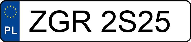 Numer rejestracyjny ZGR 2S25 posiada PEUGEOT 207 CC 1.6 MR`07 E4 Sport 120 - ZGR2S25