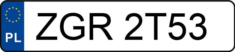 Numer rejestracyjny ZGR 2T53 posiada BMW 316ti Compact Kat. MR`01 E3 E46 316ti Compact Kat. MR`01 E3 E46 - ZGR2T53