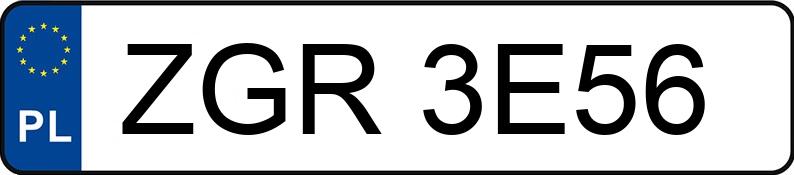 Numer rejestracyjny ZGR 3E56 posiada VOLKSWAGEN AMAROK - ZGR3E56