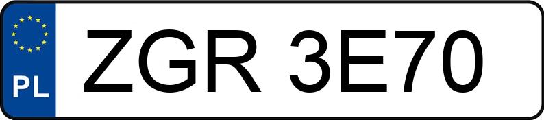 Numer rejestracyjny ZGR 3E70 posiada PORSCHE CAYENNE - ZGR3E70 Numer rejestracyjny ZGR 3E70 posiada PORSCHE CAYENNE - ZGR3E70