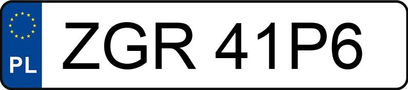 Numer rejestracyjny ZGR 41P6 posiada VOLKSWAGEN Caddy Maxi EcoFuel MR`04 E4 2.3t Caddy Maxi EcoFuel MR`04 E4 2.3t - ZGR41P6