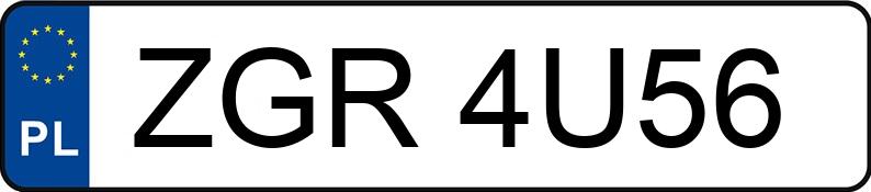 Numer rejestracyjny ZGR 4U56 posiada FORD Kuga 2.0 TDCi MR`17 E6 Edition - ZGR4U56