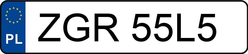 Numer rejestracyjny ZGR 55L5 posiada DACIA DOKKER - ZGR55L5