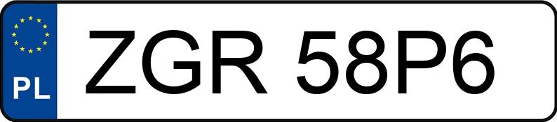 Numer rejestracyjny ZGR 58P6 posiada AUDI A5 Coupe 2.0 TDi MR`12 E5 B8 A5 Coupe 2.0 TDi MR`12 E5 B8 - ZGR58P6