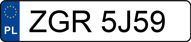 Numer rejestracyjny ZGR 5J59 posiada HONDA CIVIC 1.8 KAT - ZGR5J59 Numer rejestracyjny ZGR 5J59 posiada HONDA CIVIC 1.8 KAT - ZGR5J59