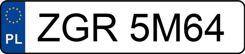 Numer rejestracyjny ZGR 5M64 posiada TOYOTA Yaris 1.4 Diesel MR`03 E3 Verso Sol - ZGR5M64