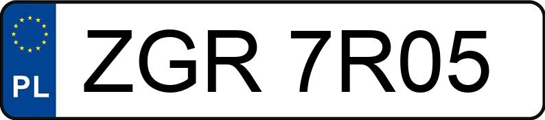 Numer rejestracyjny ZGR 7R05 posiada MERCEDES-BENZ E 350 CDI BlueEFFICIENCY MR`09 E5 207 Elegance - ZGR7R05