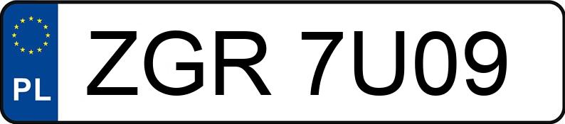 Numer rejestracyjny ZGR 7U09 posiada SEAT LEON - ZGR7U09