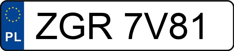 Numer rejestracyjny ZGR 7V81 posiada PEUGEOT 308 - ZGR7V81