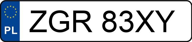 Numer rejestracyjny ZGR 83XY posiada OPEL ASTRA - ZGR83XY Numer rejestracyjny ZGR 83XY posiada OPEL ASTRA - ZGR83XY