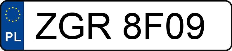 Numer rejestracyjny ZGR 8F09 posiada MERCEDES-BENZ 250 TD - ZGR8F09