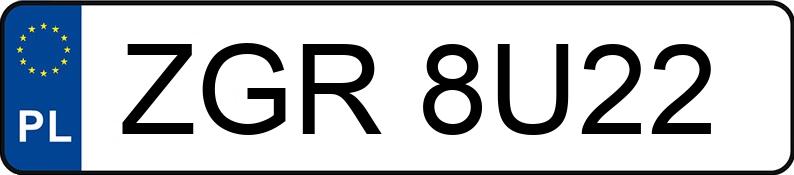 Numer rejestracyjny ZGR 8U22 posiada MERCEDES-BENZ CLS 350 D - ZGR8U22